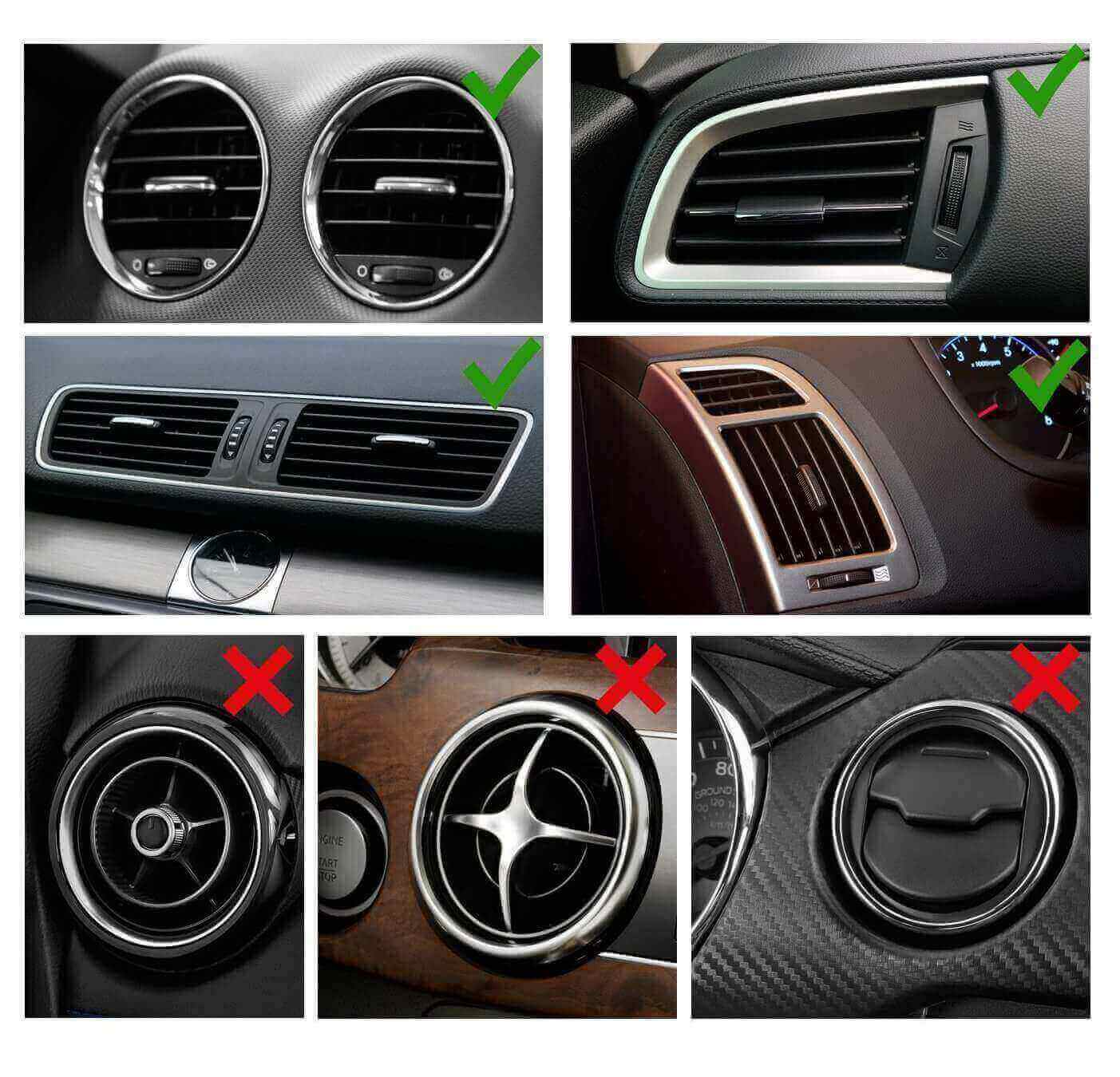 Suporte magnético para carro Air Vent