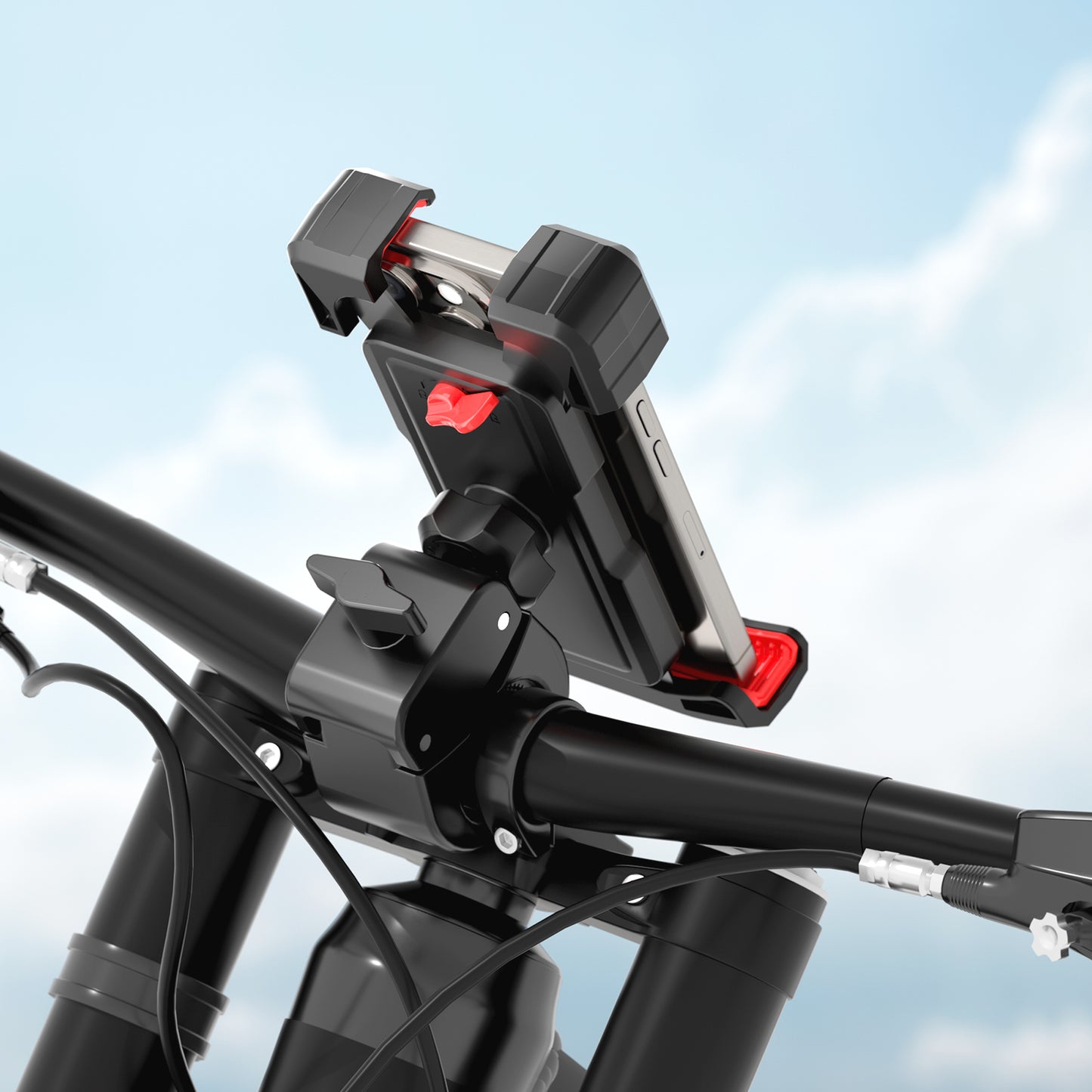 aLLreLi A295 Versatile Bike Phone Mount – 360° Rotation