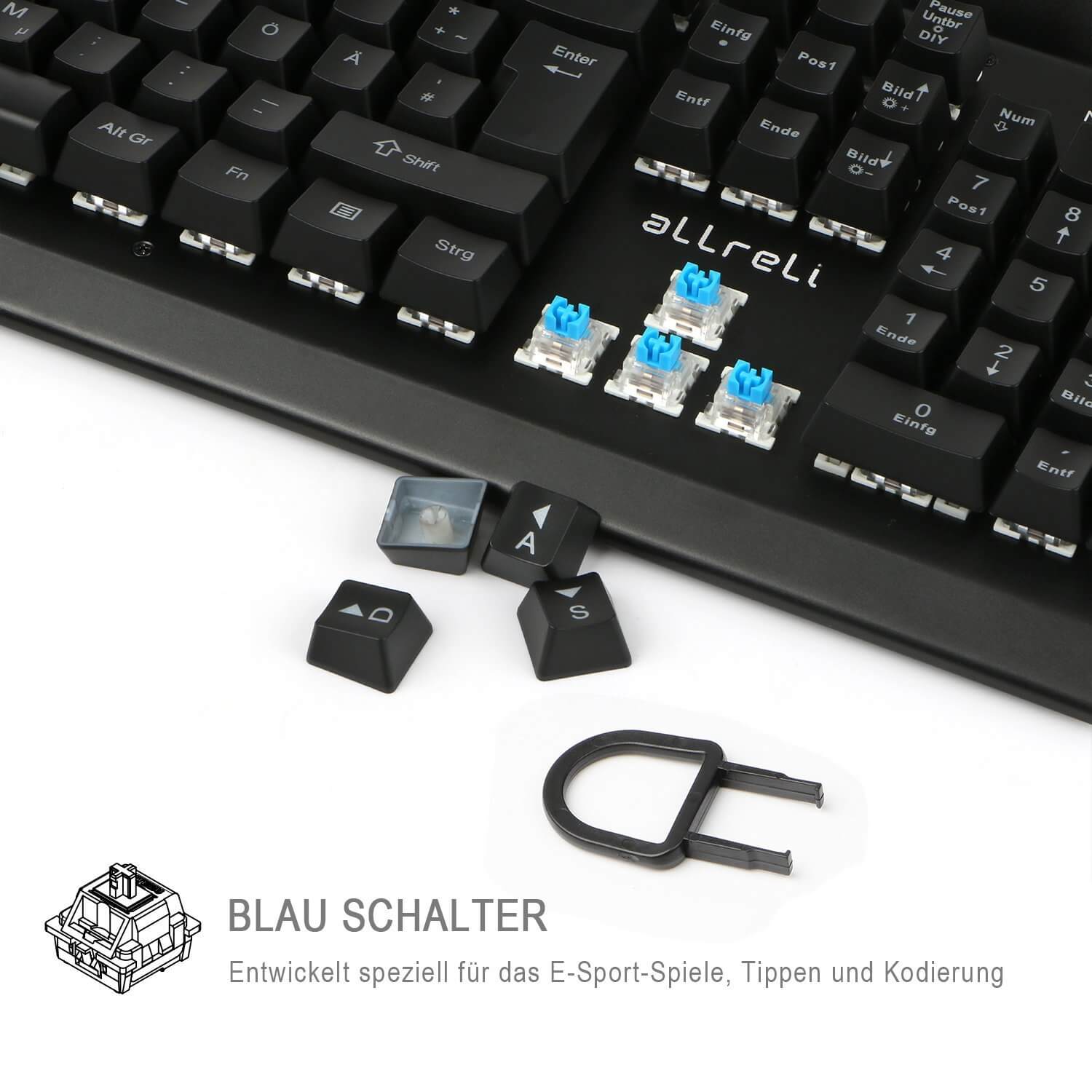 CP0304 K643 Mechanische Gaming Tastatur